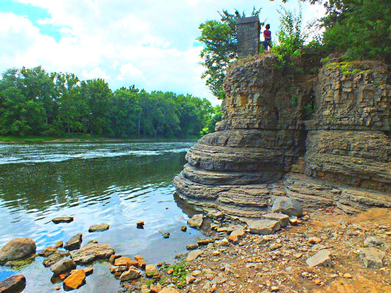 Close to the Edge... Kankakee River State Park... by Thomas Peace 2013