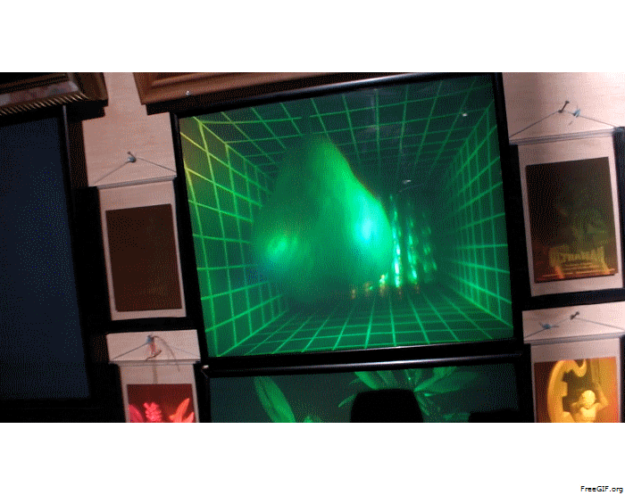 Pearallel-lines Glass Hologram. Video by Thomas Peace c. 2016